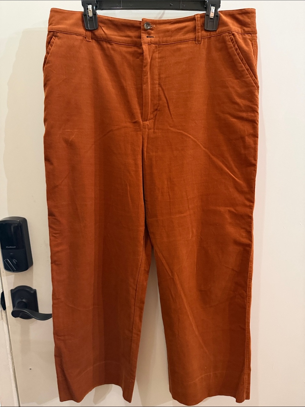 Women’s Casual Straight-Leg Pants in Rust size 14 NWOT